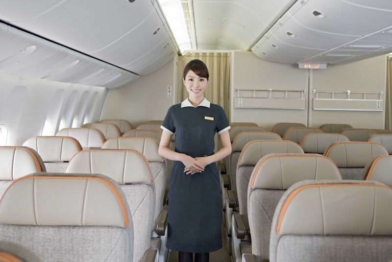 EVA Air flight attendant