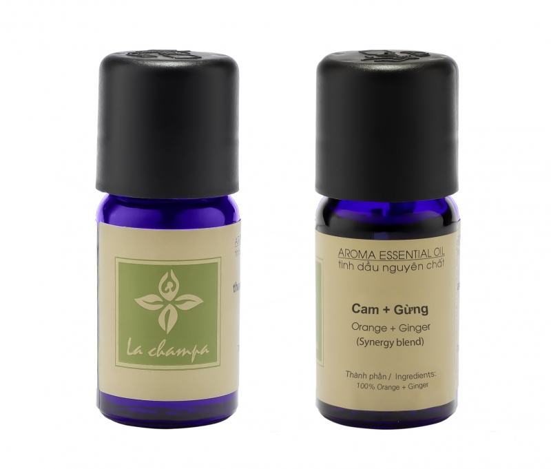 Orange and ginger essential oils of Huong Sac Viet