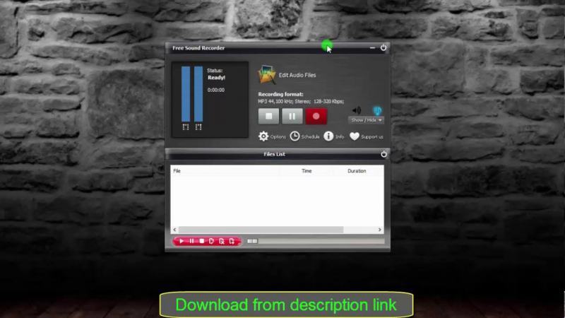 Integrate advanced and modern recording technologies with Free Sound Recorder