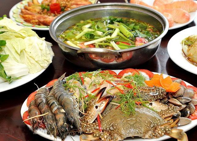 Seafood hotpot