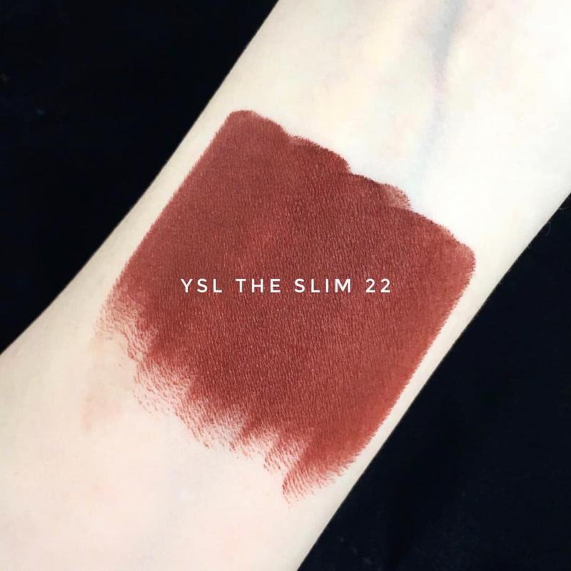 YSL Rouge Pur Couture The Slim Ironic Burgundy 22