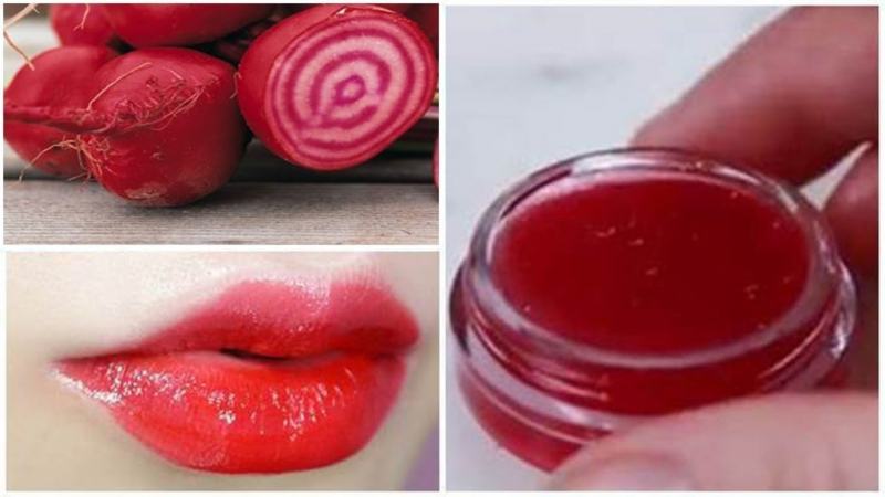 lipstick made of beetroot.﻿