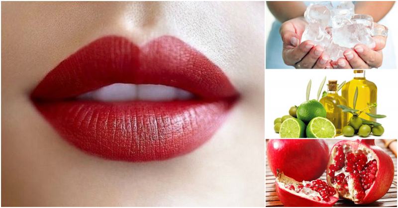 How to treat dark lips with pomegranate