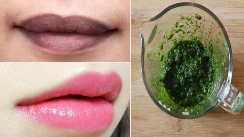Treat dark lips with coriander