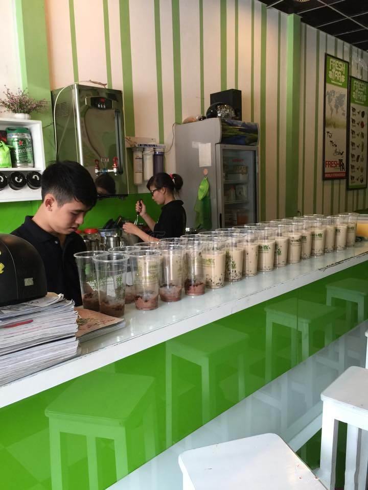 Sales counter of Tea Tien Huong