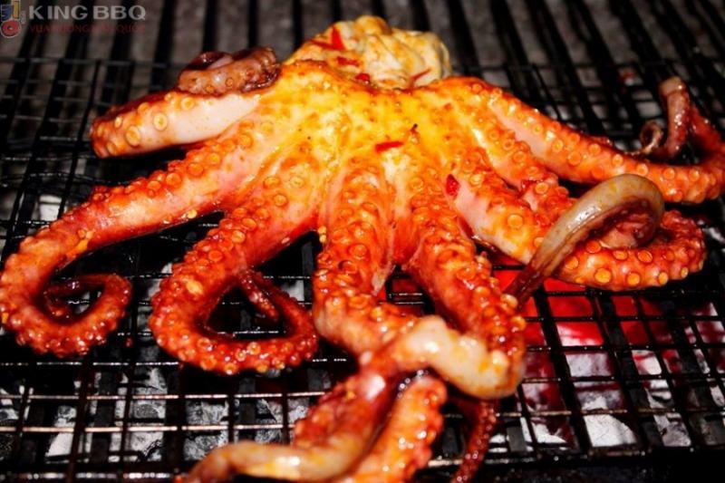 Grilled Octopus at King BBQ