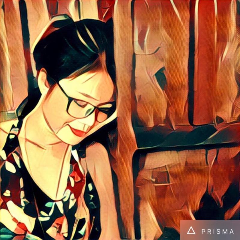A photo transferred from Prisma Photo Editor software
