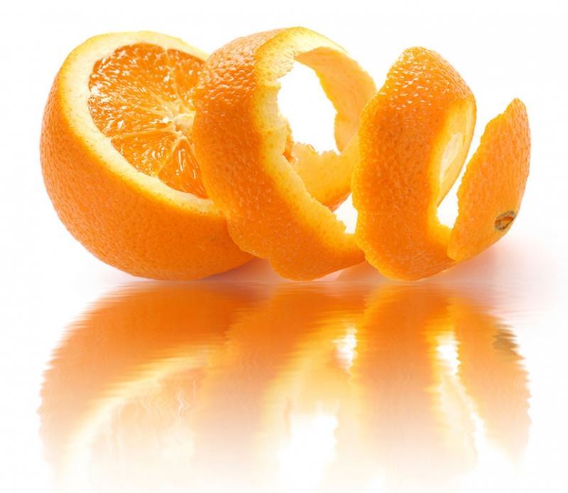 Drink water extracted from orange and tangerine peels