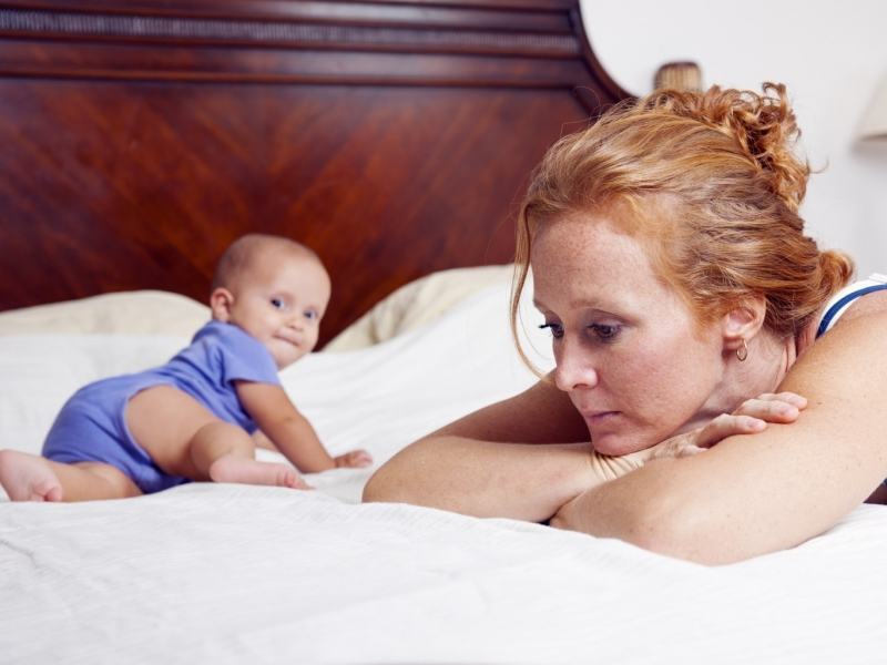 People often mistakenly think of postpartum depression syndrome.