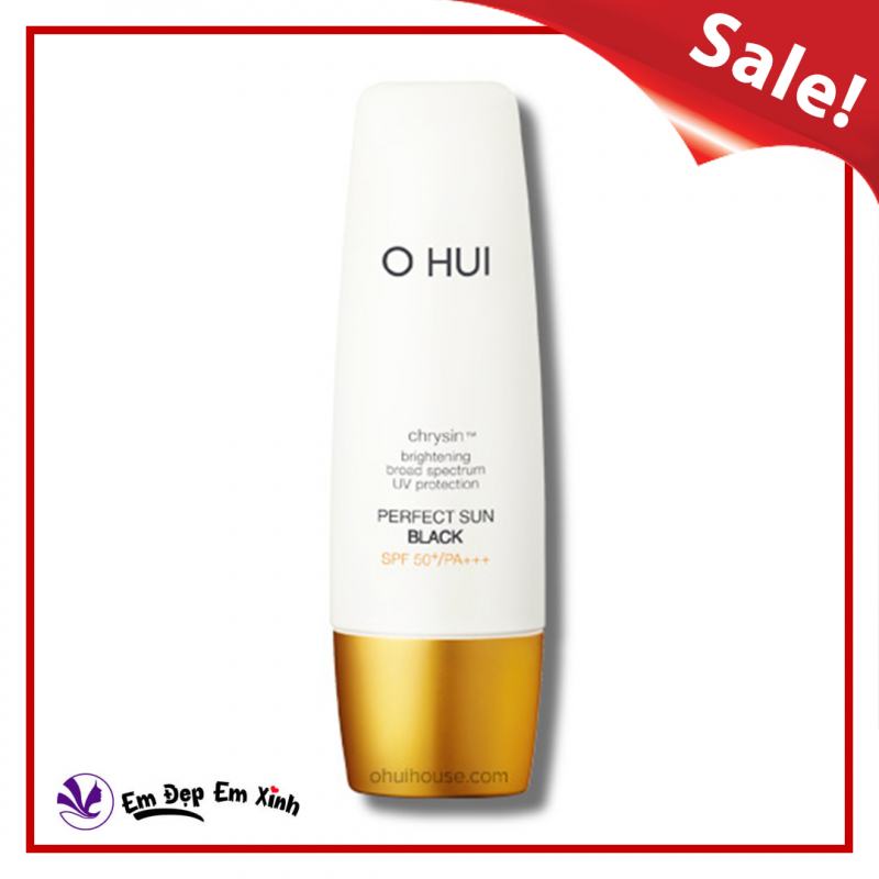 Ohui Perfect Sun Black Waterproof Sunscreen SPF50+