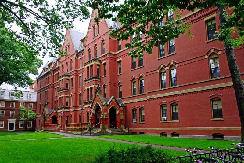 A beautiful corner of the Harvard University campus