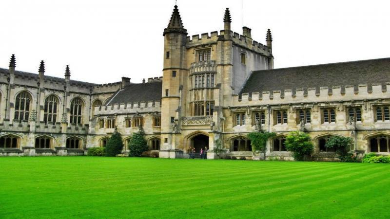 Classical building of Oxford University