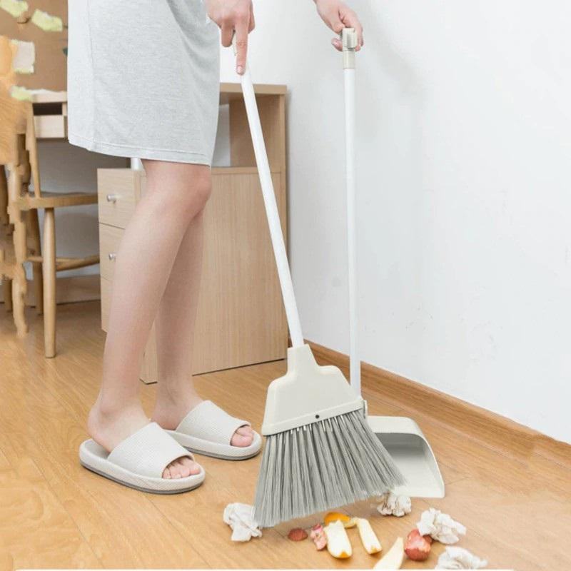 Brooms and household cleaning supplies