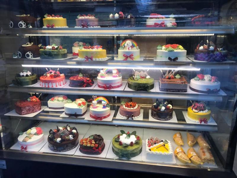 Some samples of cakes at Cake House