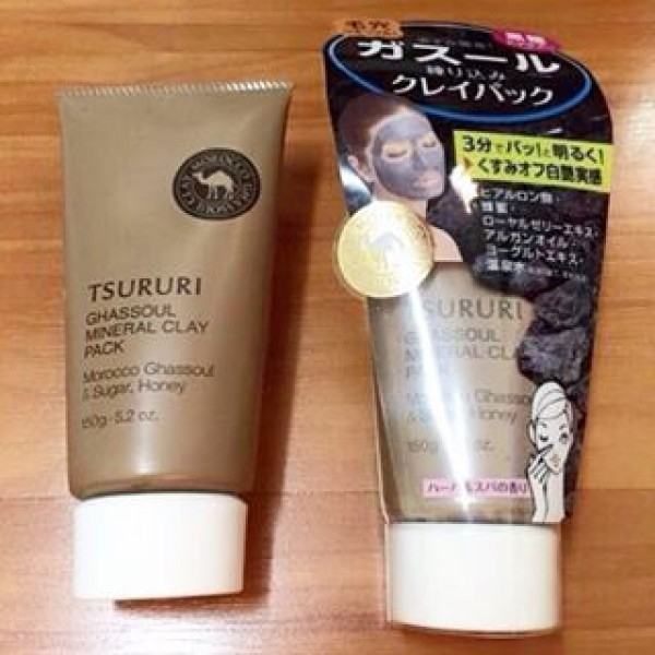 Tsururi Ghassoul Clay Pack 150g Japanese mineral mud mask