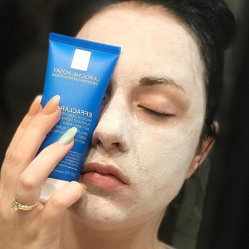 La Roche Posay Deep Cleansing Mud Mask to reduce shine and reduce shine