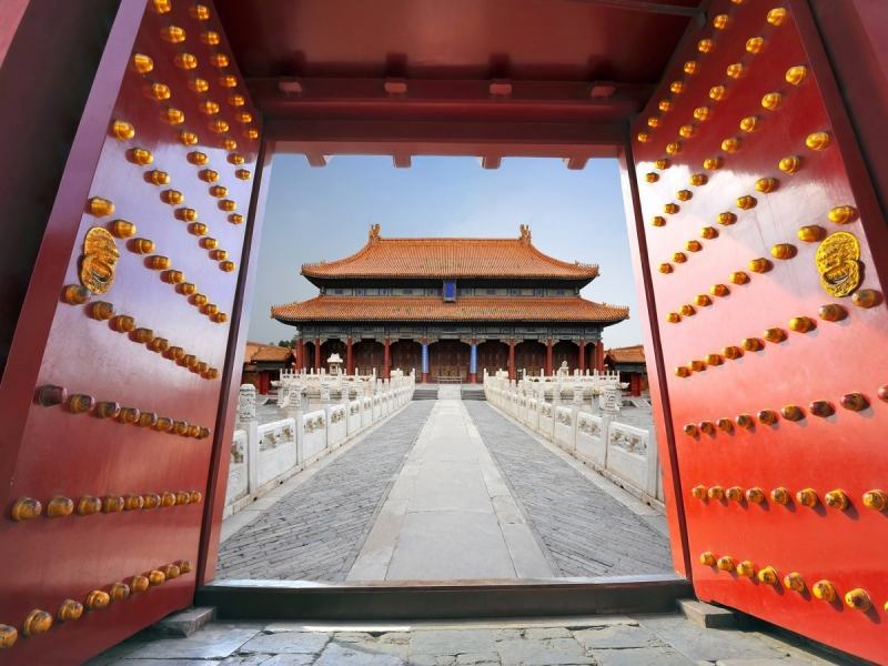 The Forbidden City is a sacred place only for the emperor and the royal family to live.