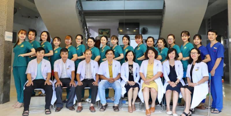 Medical staff and medical staff of the clinic