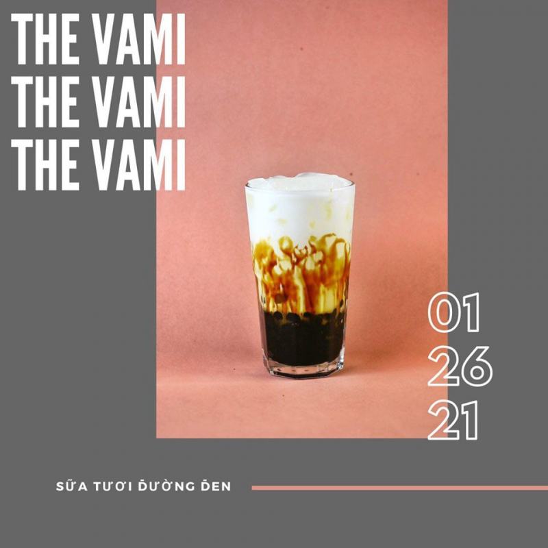 The VaMi's Black Sugar Pearl Fresh Milk