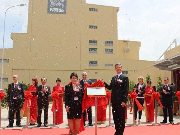 Inauguration ceremony of Nestle's new coffee factory in Vietnam