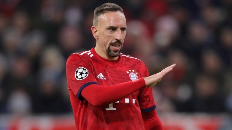 Ribery plays with both feet