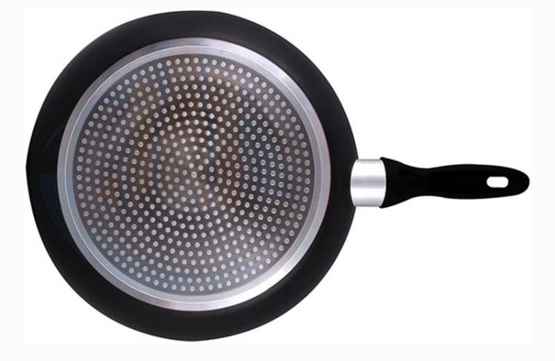 Matika MTK-0124 non-stick pan with high-grade non-stick enamel is not afraid of peeling