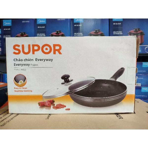Non-stick pan with glass lid Supor Everyway NJE22