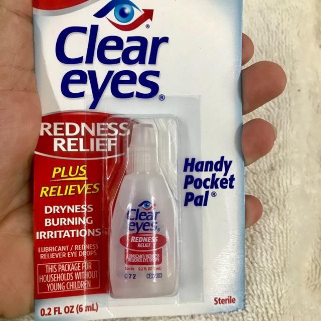 Clear Eyes Redness Relief eye drops 6ml