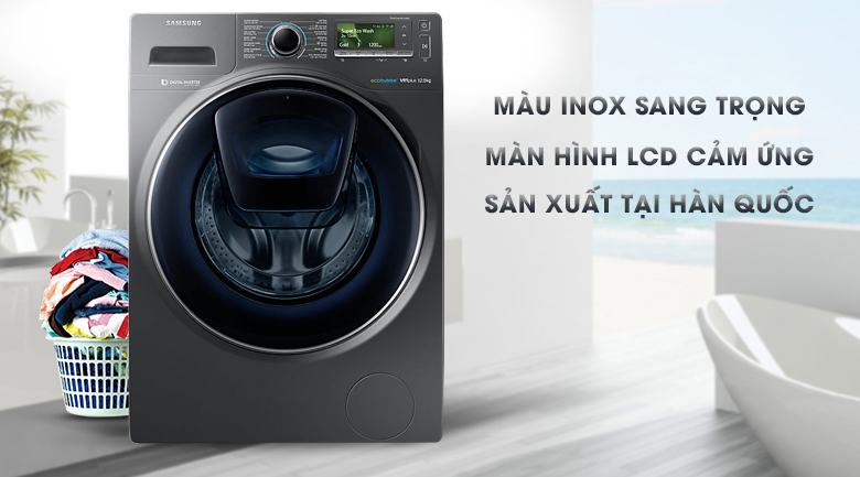 Washing machine Samsung AddWash Inverter 12 Kg WW12K8412OX/SV
