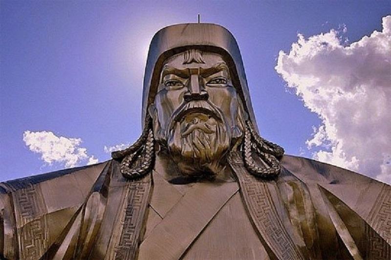 Portrait of Genghis Han.