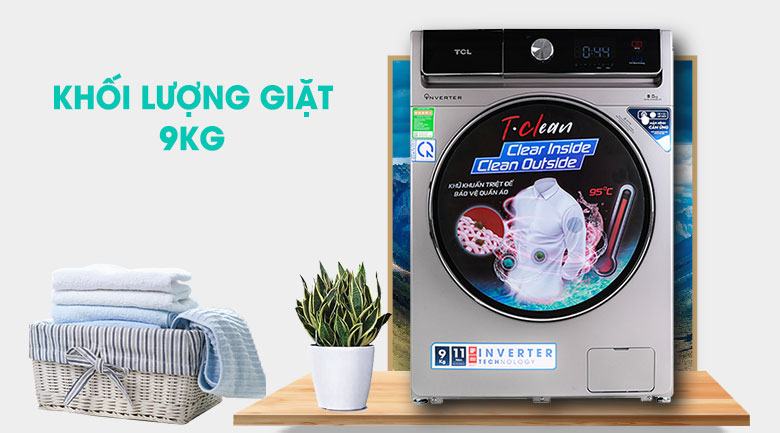 Washing machine TCL Inverter 9 Kg TWF90-K14508DC04