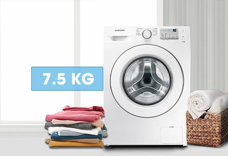 Samsung washing machine 7.5 kg WW75J3083KW/SV