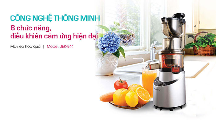 Korihome JEK-844 multifunctional juicer, convenient, capable of powerful operation but extremely quiet and durable, will be the perfect choice if you are intending to buy a juicer. tree.