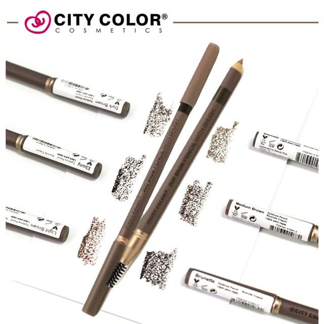 City Color Duo Brow Pencil With Brush
