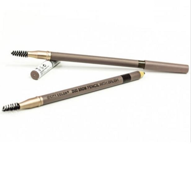 City Color Duo Brow Pencil With Brush