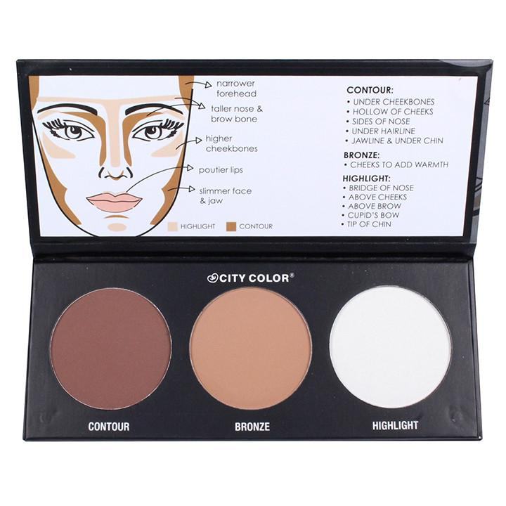 Contouring Palette and Highlight City Color Contour Effects