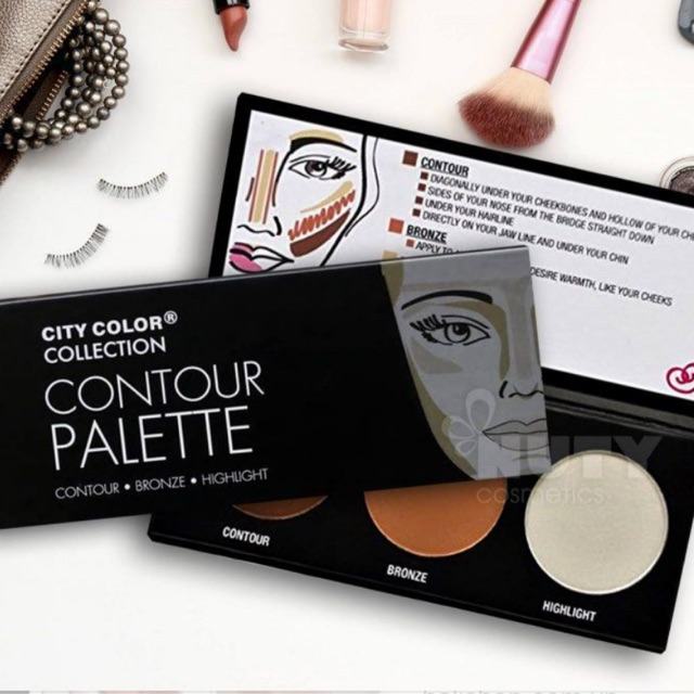 Contouring Palette and Highlight City Color Contour Effects