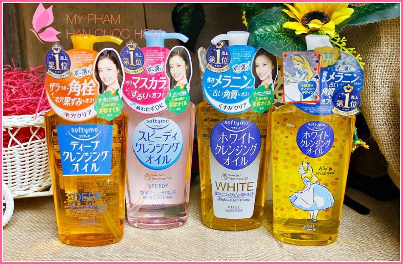 Currently, Kose cleansing oil includes all 4 versions dedicated to each skin type