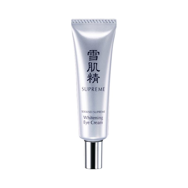  Sekkisei Supreme Whitening Eye Cream with herbal ingredients moisturizes and brightens the skin combined with superior technology to prevent the production of skin pigmentation, dark spots caused by the sun, helping the skin area Smooth and bright eyes