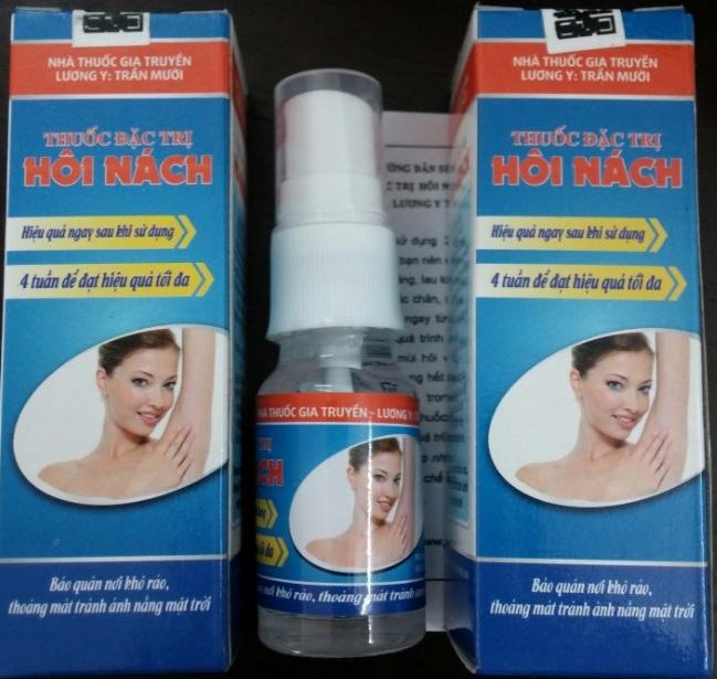 Special products to treat underarm odor Tran Muoi