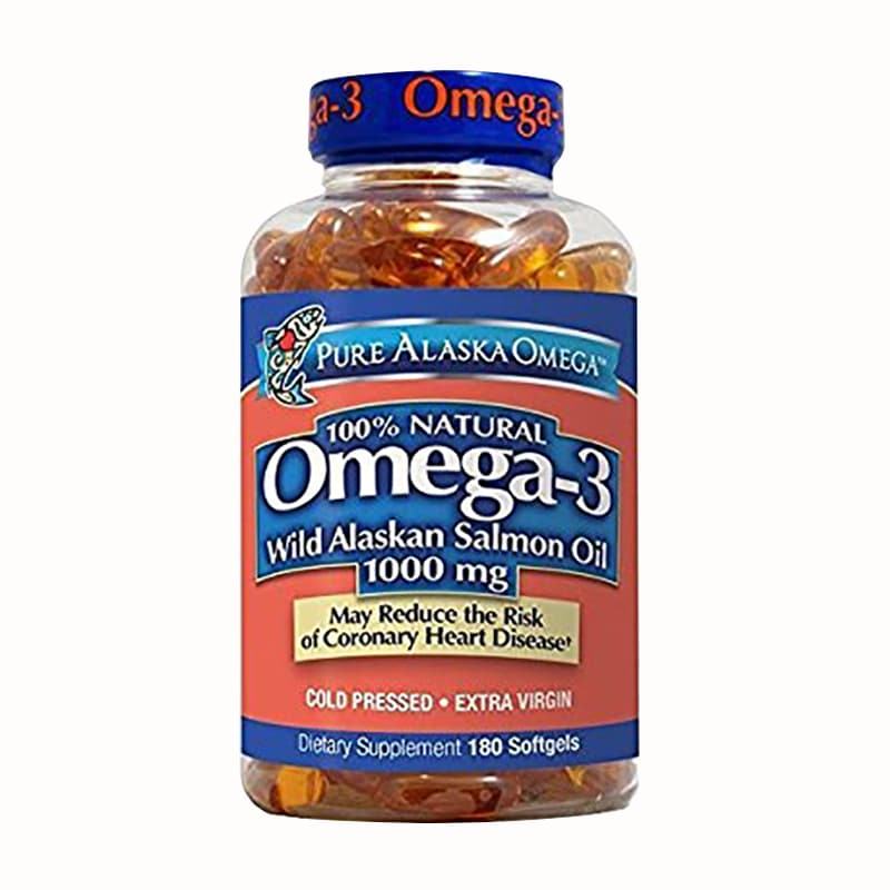 Pure Alaska Omega Wild Salmon Oil 1000mg 180 capsules