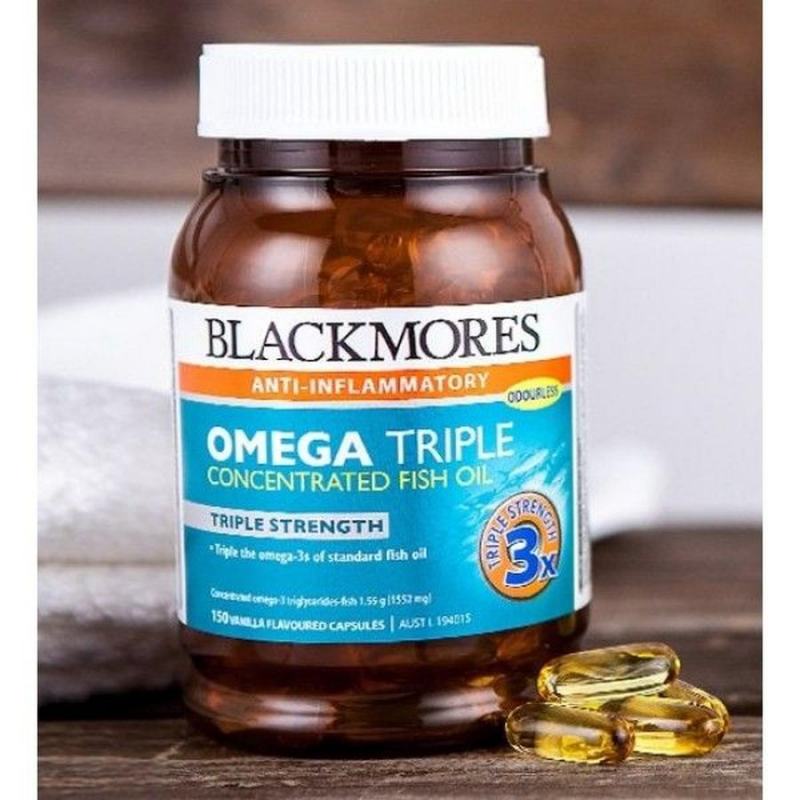 Premium Australian Fish Oil Blackmores Anti-Inflammatory Omega Triple 150 capsules