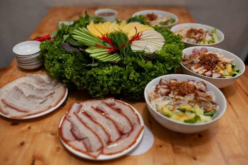 Rice paper roll with Pork in the Past - Quang Ngai
