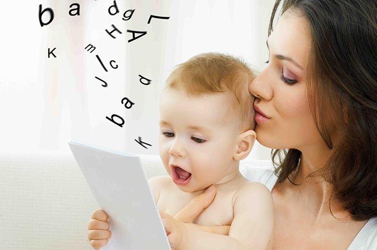 Be patient and repeat the words for your baby to imitate.