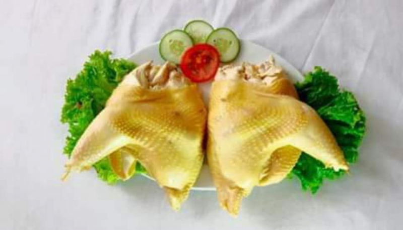 Bearded chicken is a specialty here, with many different ways of processing