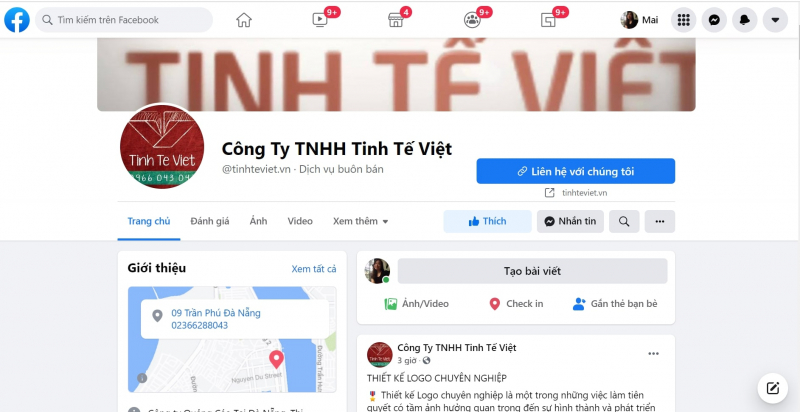 Exquisite Vietnamese Facebook interface