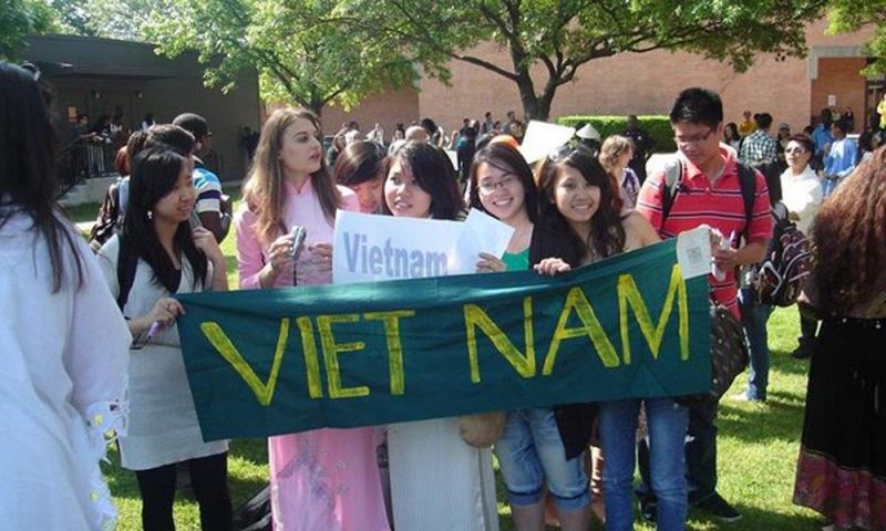 Vietnamese students in the US