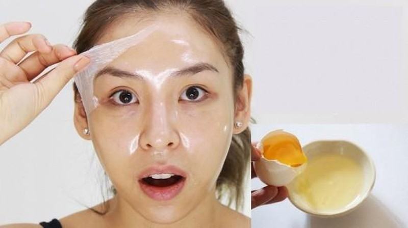 Use egg whites to tighten pores
