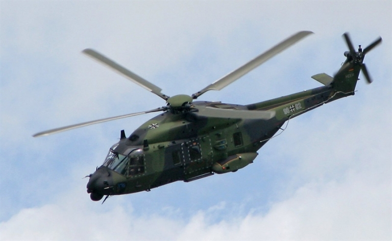 NH90 helicopter.