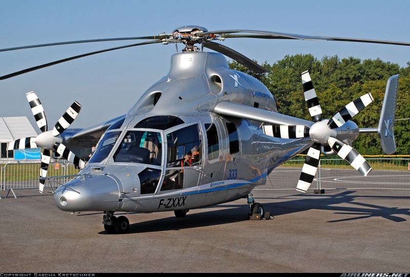 The world's fastest helicopter Eurocopter X3.